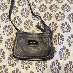 Nine West- gray/silver bag